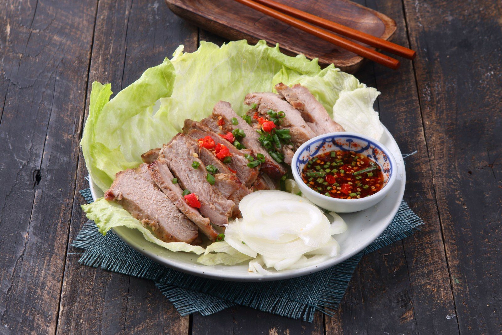Thai Grilled Pork Chops